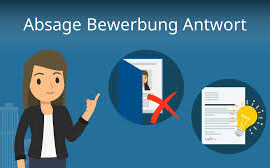 Absage für Bewerbung
